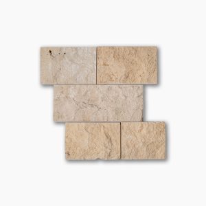 Latte Travertine Rockface